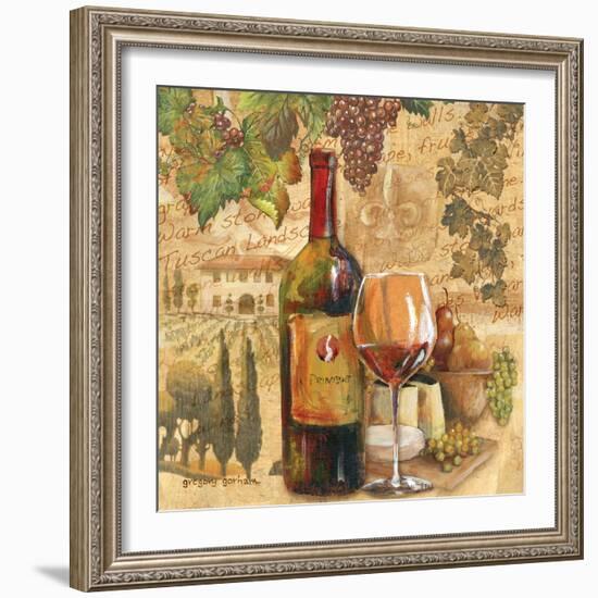 Tuscan Harvest - Wine-Gregory Gorham-Framed Art Print