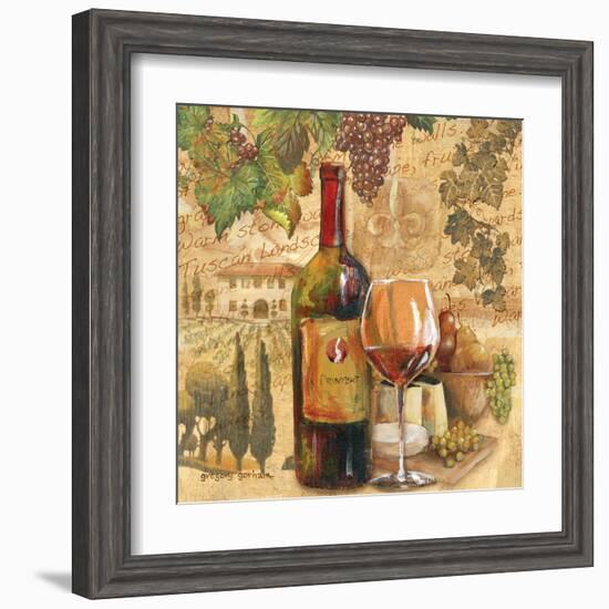 Tuscan Harvest - Wine-Gregory Gorham-Framed Art Print