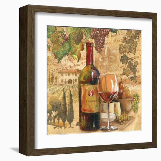 Tuscan Harvest - Wine-Gregory Gorham-Framed Art Print