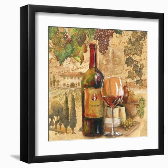 Tuscan Harvest - Wine-Gregory Gorham-Framed Art Print