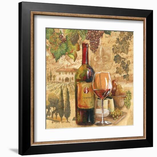 Tuscan Harvest - Wine-Gregory Gorham-Framed Art Print