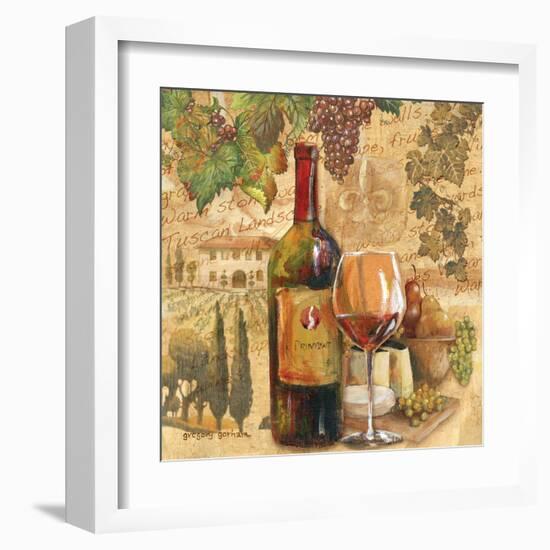 Tuscan Harvest - Wine-Gregory Gorham-Framed Art Print