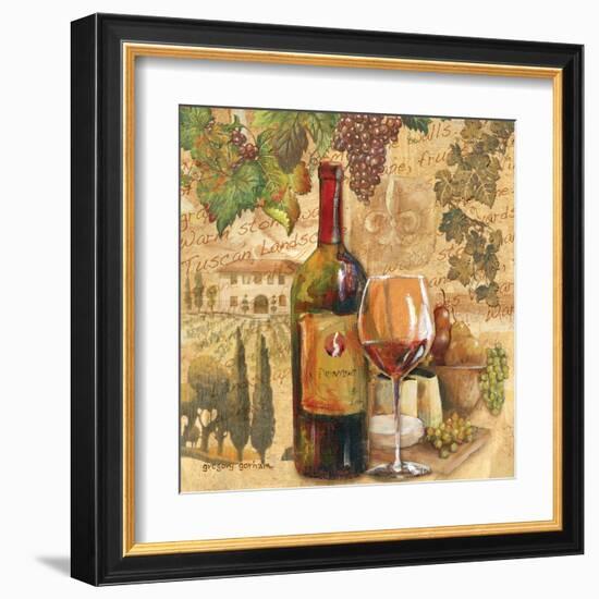 Tuscan Harvest - Wine-Gregory Gorham-Framed Art Print