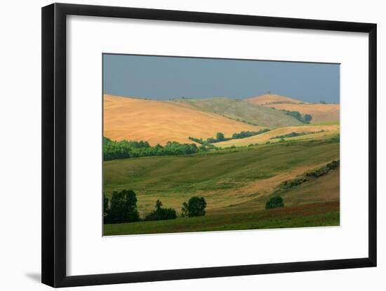 Tuscan Hill I-Robert Goldwitz-Framed Photographic Print