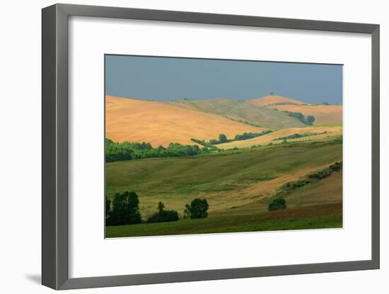 Tuscan Hill I-Robert Goldwitz-Framed Photographic Print