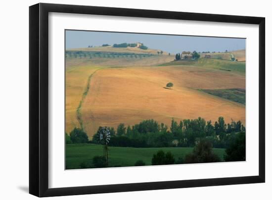 Tuscan Hill II-Robert Goldwitz-Framed Photographic Print