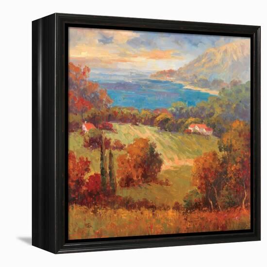 Tuscan Hill View-K. Park-Framed Stretched Canvas