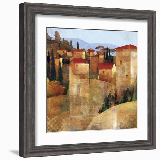 Tuscan Hillside-Keith Mallett-Framed Giclee Print