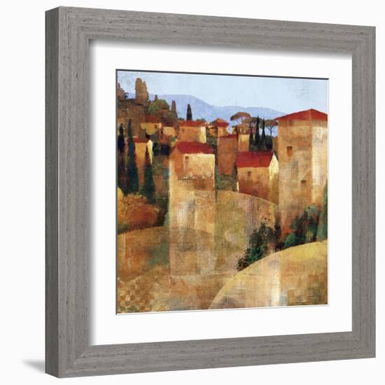 Tuscan Hillside-Keith Mallett-Framed Giclee Print