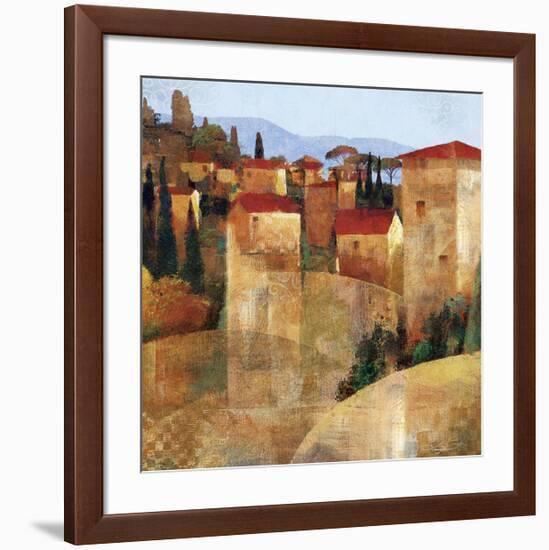 Tuscan Hillside-Keith Mallett-Framed Giclee Print