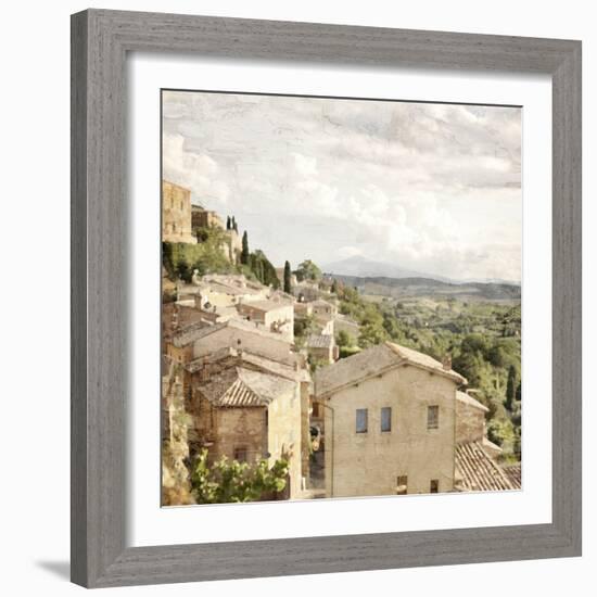 Tuscan Hillside-Kimberly Allen-Framed Art Print