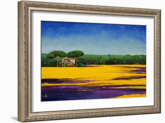 Tuscan Landcape, 2010-Trevor Neal-Framed Giclee Print