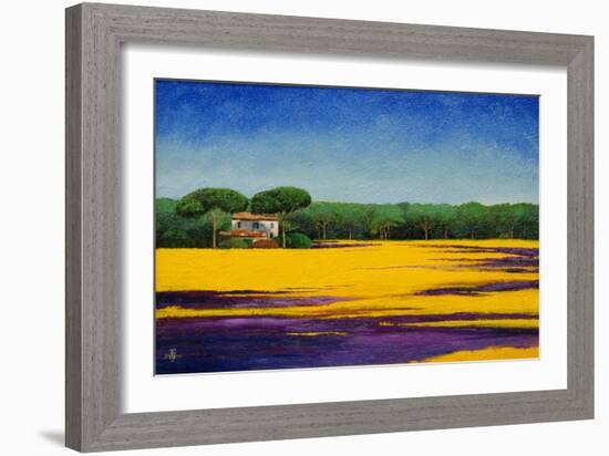 Tuscan Landcape, 2010-Trevor Neal-Framed Giclee Print