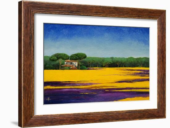 Tuscan Landcape, 2010-Trevor Neal-Framed Giclee Print