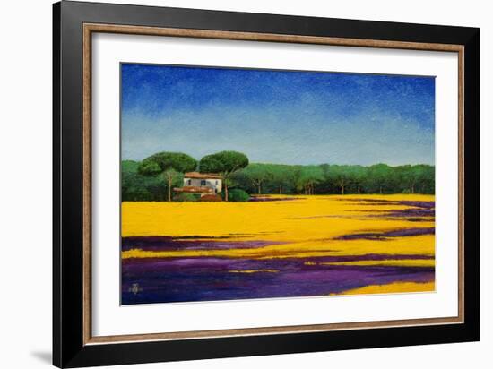 Tuscan Landcape, 2010-Trevor Neal-Framed Giclee Print