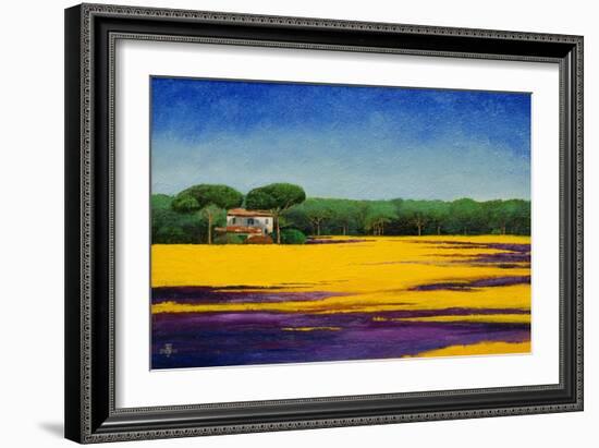 Tuscan Landcape, 2010-Trevor Neal-Framed Giclee Print