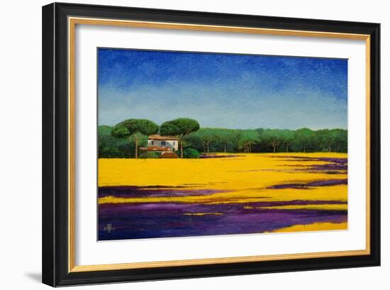 Tuscan Landcape, 2010-Trevor Neal-Framed Giclee Print