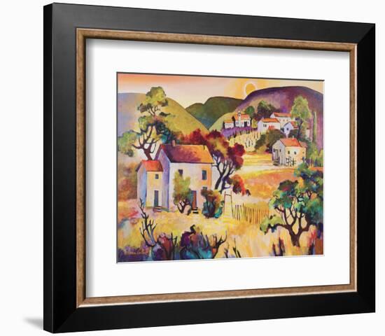 Tuscan Landscape 2-Warren Cullar-Framed Art Print