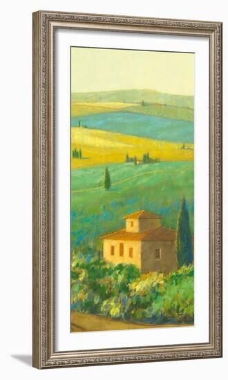 Tuscan Landscape II-Hazel Barker-Framed Art Print