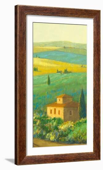 Tuscan Landscape II-Hazel Barker-Framed Art Print