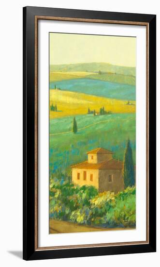 Tuscan Landscape II-Hazel Barker-Framed Art Print