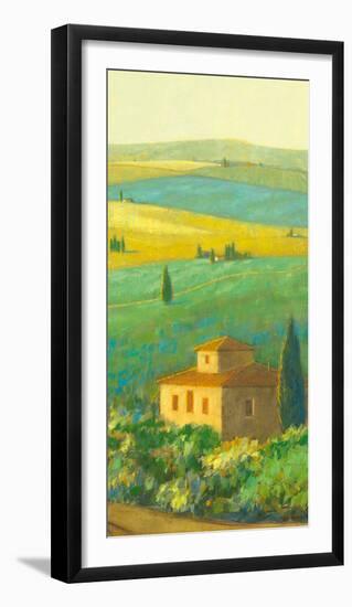 Tuscan Landscape II-Hazel Barker-Framed Art Print