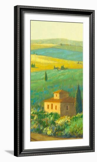 Tuscan Landscape II-Hazel Barker-Framed Art Print