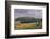 Tuscan landscape under dark skies, Tuscany, Italy.-Tom Norring-Framed Photographic Print