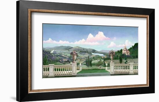 Tuscan Landscape-Victor Valla-Framed Art Print