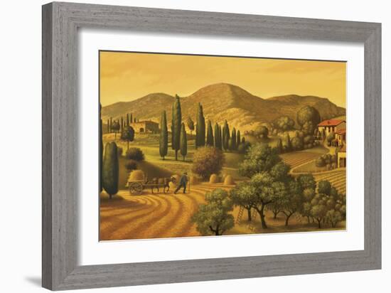 Tuscan Landscape-Dan Craig-Framed Giclee Print