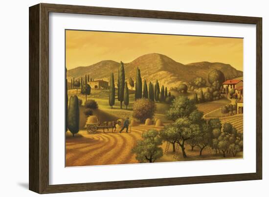 Tuscan Landscape-Dan Craig-Framed Giclee Print