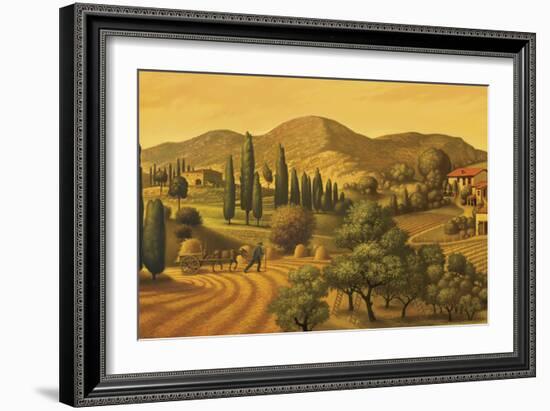 Tuscan Landscape-Dan Craig-Framed Giclee Print