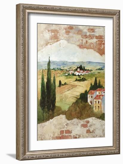 Tuscan Landscape-null-Framed Art Print