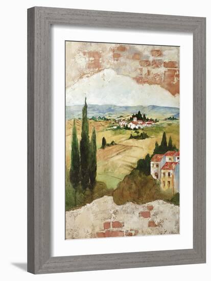 Tuscan Landscape-null-Framed Art Print