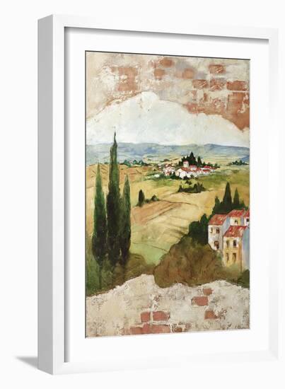 Tuscan Landscape-null-Framed Art Print