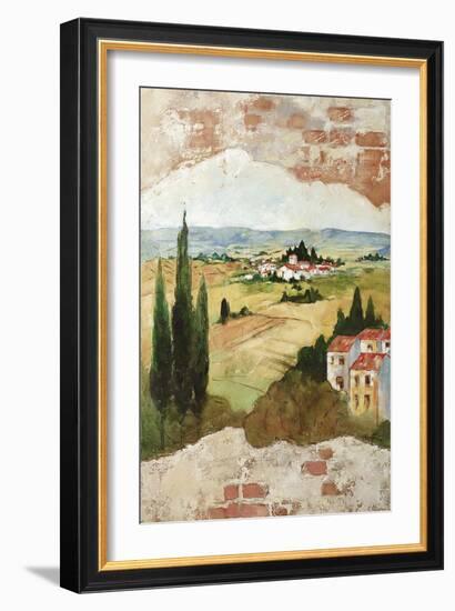 Tuscan Landscape-null-Framed Art Print