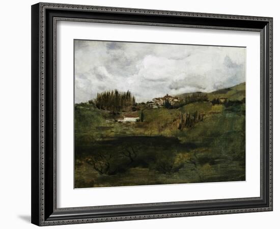 Tuscan Landscape-John Henry Twachtman-Framed Giclee Print