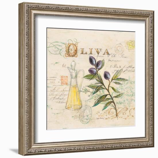 Tuscan Olive Oil-Angela Staehling-Framed Art Print