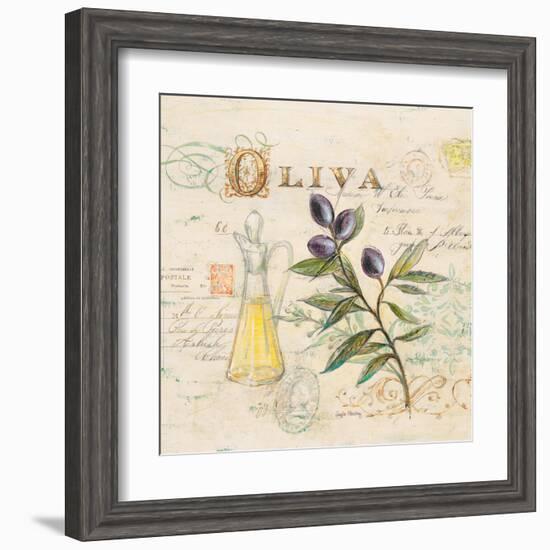 Tuscan Olive Oil-Angela Staehling-Framed Art Print