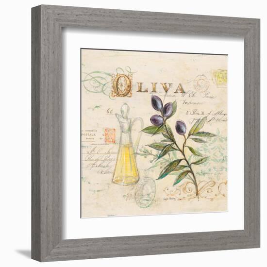 Tuscan Olive Oil-Angela Staehling-Framed Art Print