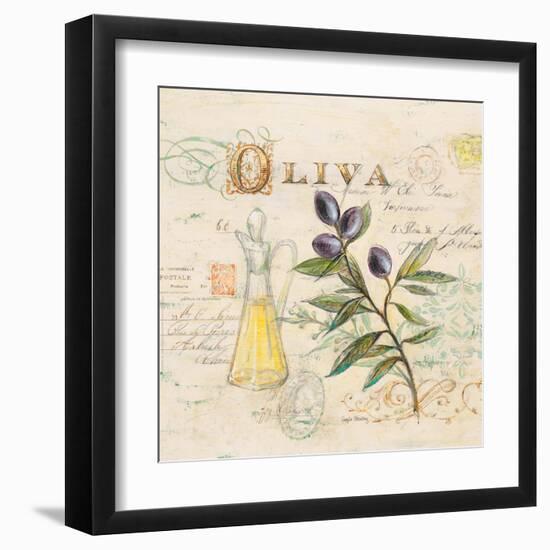 Tuscan Olive Oil-Angela Staehling-Framed Art Print