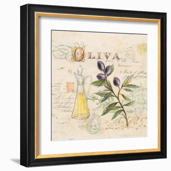 Tuscan Olive Oil-Angela Staehling-Framed Art Print