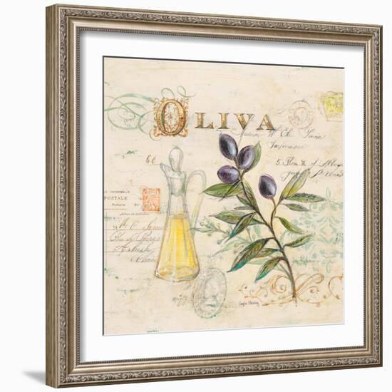 Tuscan Olive Oil-Angela Staehling-Framed Art Print
