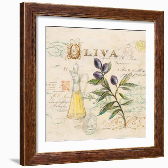 Tuscan Olive Oil-Angela Staehling-Framed Art Print