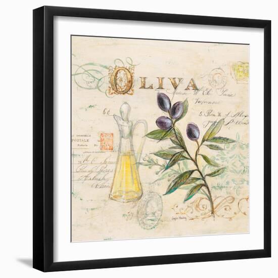 Tuscan Olive Oil-Angela Staehling-Framed Art Print