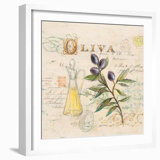 Tuscan Olive Oil-Angela Staehling-Framed Art Print