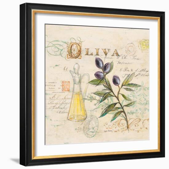 Tuscan Olive Oil-Angela Staehling-Framed Art Print