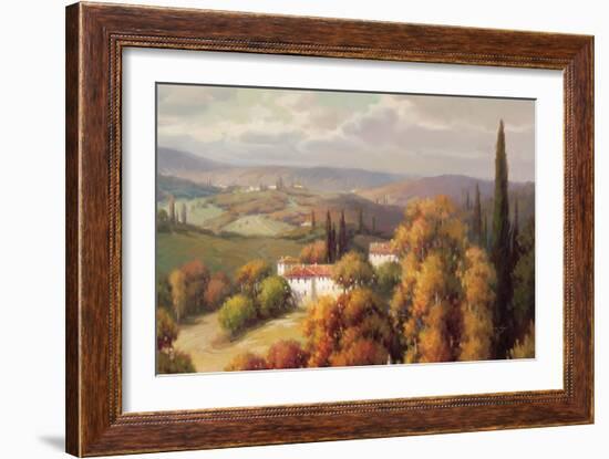 Tuscan Panorama-Vail Oxley-Framed Art Print