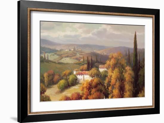 Tuscan Panorama-Vail Oxley-Framed Art Print