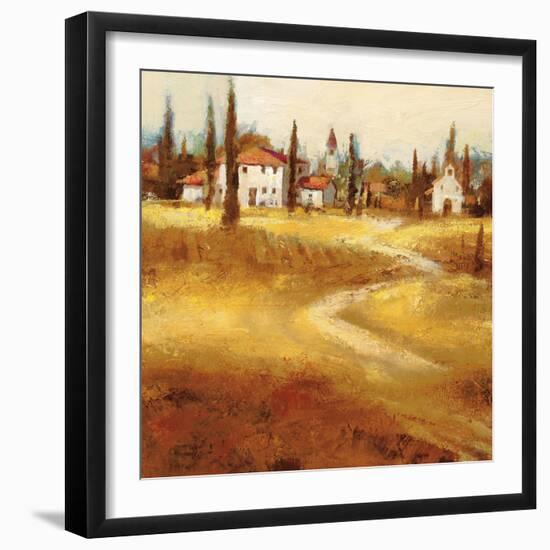 Tuscan Path-Paul Santiago-Framed Art Print